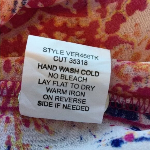 Fig and Flower Womens Semi Sheer Blouse Size Large Sleevless Top - Picture 10 of 10